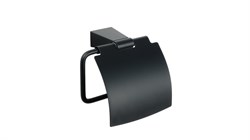 FIXSEN Trend Держатель туалетной бумаги с крышкой, цвет черный - фото 22819