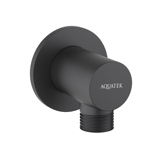 AQUATEK Шланговое подсоединение , матовый черный AQ2456MB - фото 231595