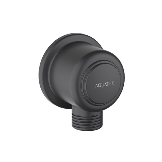 AQUATEK Шланговое подсоединение , матовый черный AQ2461MB КЛАССИК - фото 231625