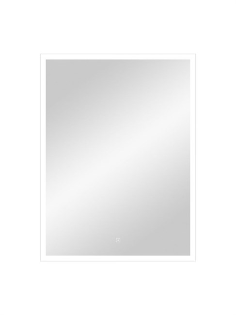 CONTINENT Зеркало с подсветкой прямоугольное (ШxВ) 80x60 см, сенсор, цвет белый ЗЛП944