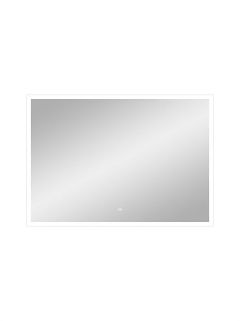 CONTINENT Зеркало с подсветкой прямоугольное (ШxВ) 70x100 см, сенсор, цвет белый ЗЛП2
