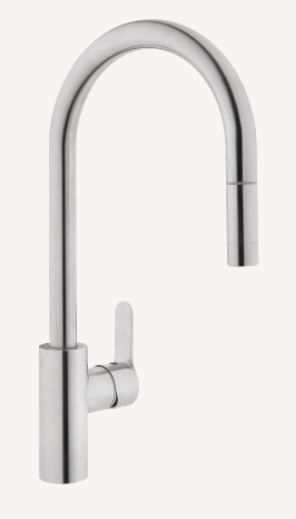 VITRA Masterline Смеситель для кухни, с выдвижным изливом, хром A42153EXP - фото 242388