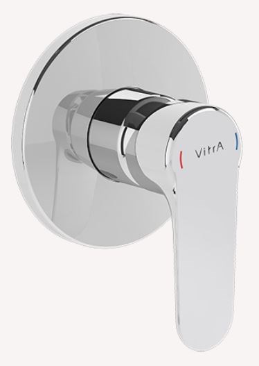 VITRA Root Round Встроенный смеситель для душа, хром - фото 242561