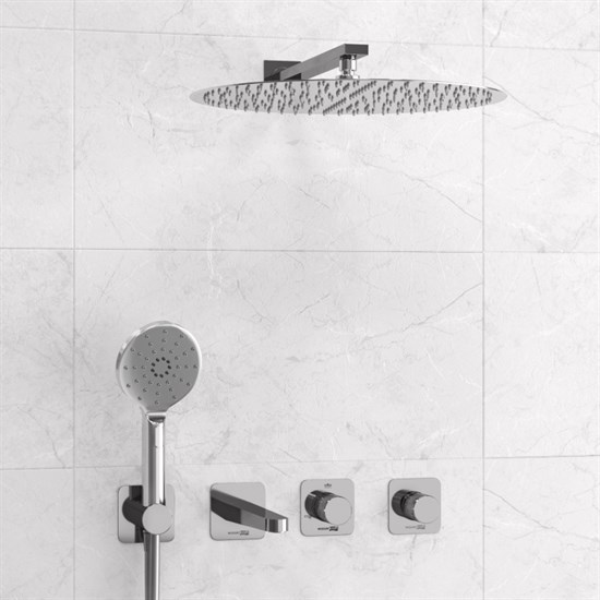 WASSERKRAFT A4651.294.295.090.117.271.087.127 Встраиваемый комплект для ванны с верхней душевой насадкой, лейкой, хром WASSERKRAFT A4651.294.295.090.117.271.087.127 - фото 246885