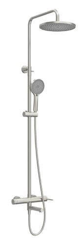 CEZARES Relax Душевая стойка со смесителем и изливом, сатин RELAX-CVD-IN