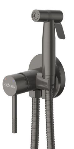 CEZARES Relax Гигиенический душ со смесителем, оружейная сталь RELAX-DIF-GM