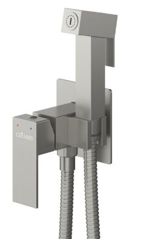 CEZARES Slider Гигиенический душ со смесителем, сатин SLIDER-DIF-IN - фото 250281