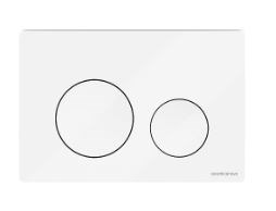 CERAMICA NOVA Balance/ Circle Кнопка смыва, клавиши Circle, цвет белый CN12-001W - фото 252799