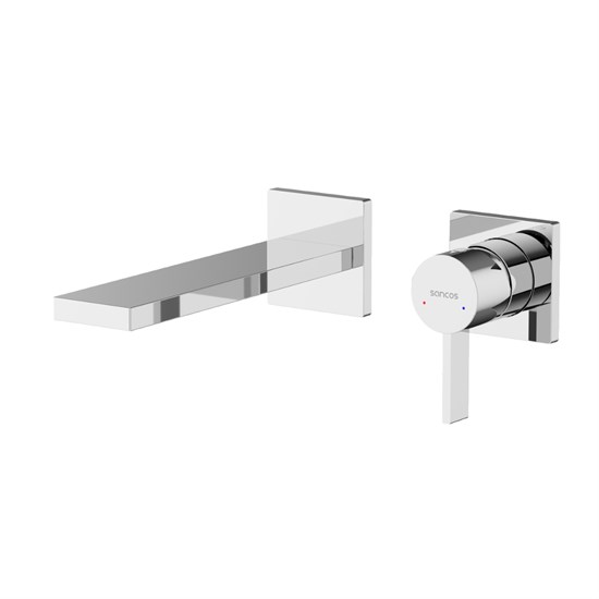 SANCOS Linn Смеситель для раковины c внутренней частью, хром, арт. SC9021CH SC9021CH - фото 264040