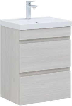 AQUANET Тумба под раковину подвесная Нота New 50 дуб холден AQUANET-334202 - фото 268501
