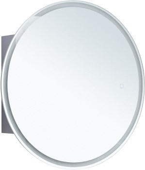 AQUANET Зеркальный шкаф Оптима 70 белый, с LED подсветкой AQUANET-344785 - фото 269646