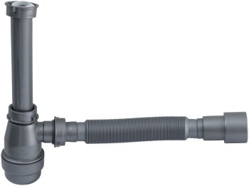 AQUANET Сифон для раковины d40/50 c накидной гайкой 5/4 AQUANET-332449 - фото 270963