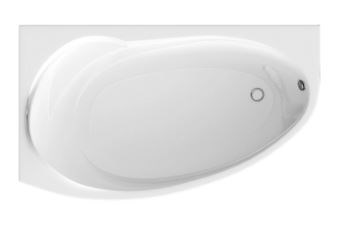 1MARKA Julianna Mg Ванна акриловая асимметричная Левая 150х95, белая 01дж1595л - фото 271633