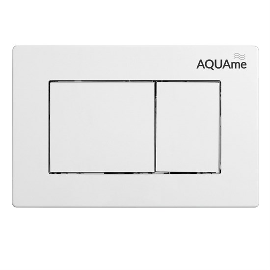 AQUAme Панель смыва для инсталляции, белый AQM4102W - фото 272604