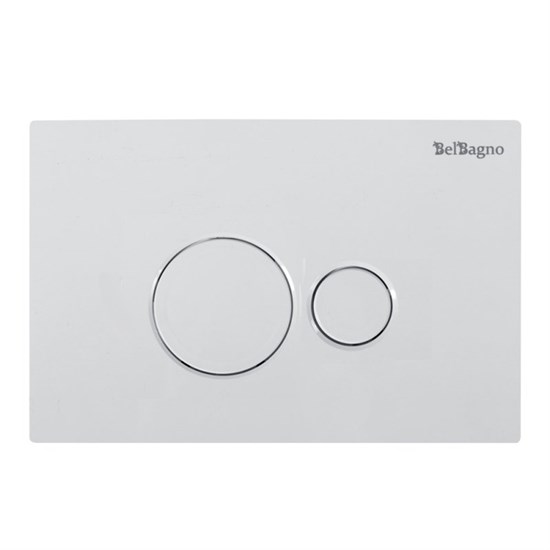 BELBAGNO Кнопка смыва BB082BL, белая глянцевая BB082BL - фото 275789