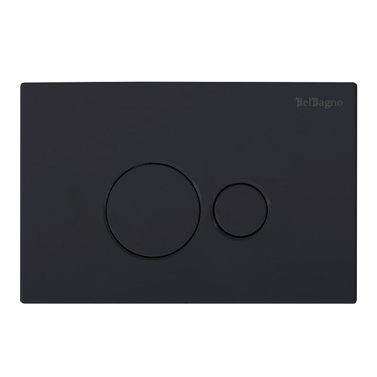 BELBAGNO Кнопка смыва BB084NERO, чёрная матовая BB084NERO - фото 275790