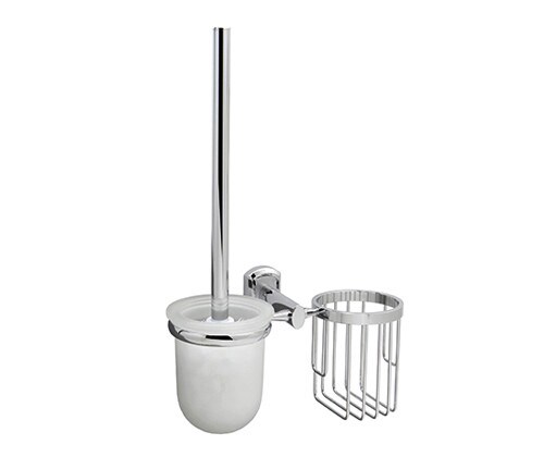 WASSERKRAFT Oder K-3035 Держатель освежителя и щетки для унитаза, хром WASSERKRAFT 3035 - фото 276578