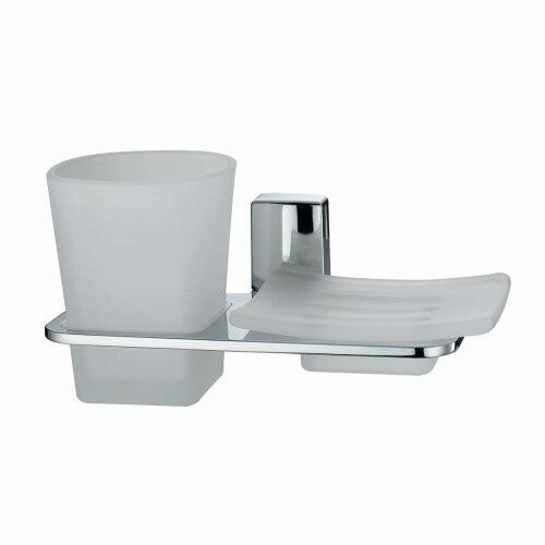 WASSERKRAFT Leine K-5026 Держатель стакана и мыльницы, хром WASSERKRAFT 5026 - фото 277210