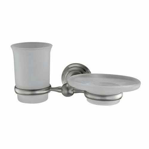 WASSERKRAFT Ammer K-7026 Держатель стакана и мыльницы, никель WASSERKRAFT 7026 - фото 277664