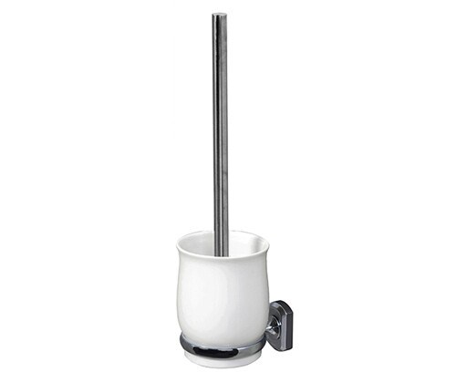 WASSERKRAFT K-24127 Щетка для унитаза подвесная, хром WASSERKRAFT 24127 - фото 278082