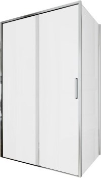 AQUANET Pleasure Evo Душевой уголок прямоугольный двери раздвижные размер 120x90 см профиль - хром / стекло - прозрачное AQUANET-AE65-120x90-CT - фото 282222