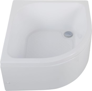 AQUANET Optimal Душевой поддон четверть круга размер 90x90 см, цвет белый AQUANET-293357 - фото 282750