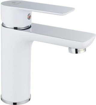 AQUANET Arctic Смеситель для раковины, цвет белый / хром AQUANET-216775 - фото 283046