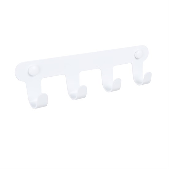 FIXSEN Планка 4 крючка PRACTICA, белый (FX-805W-4) FX-805W-4 - фото 284326