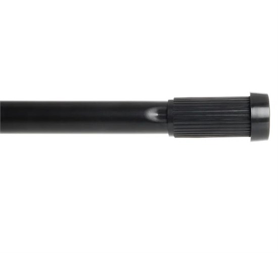 FIXSEN Карниз для ванной раздвижной алюминий-черный 140-260 см (FX-51-000) FX-51-000 - фото 284648