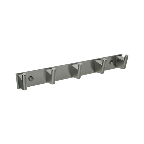 FIXSEN Планка 5 крючков TREND GRAPHITE (FX-98005-5) FX-98005-5 - фото 284915