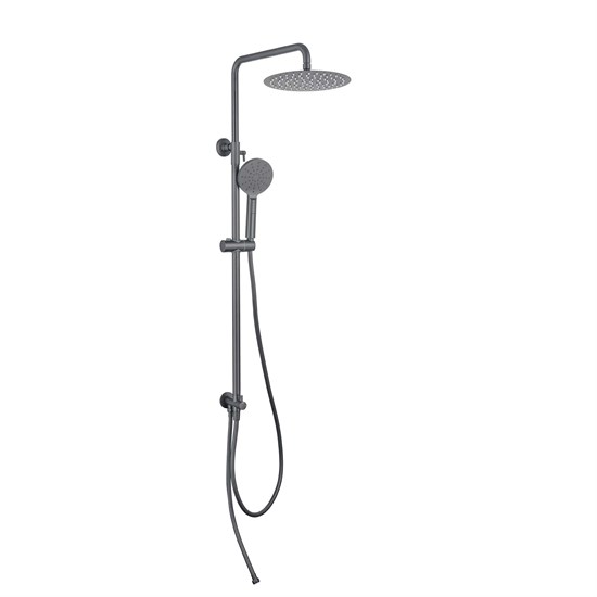 AQUATEK AQ2046BGM ВЕГА Душевая система 3jet 250мм Reno, оружейная сталь AQ2046BGM