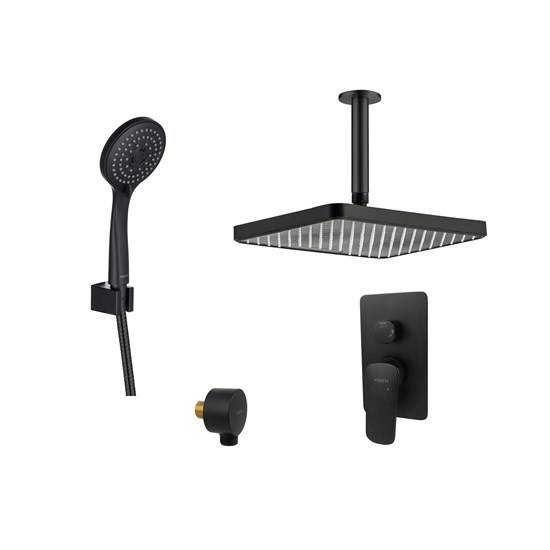 AQUATEK AQ1073MB ВЕГА Set 4 в 1 (AQ1046MB+AQ2071MB+AQ2454MB+AQ2010MB), черный матовый AQ1073MB - фото 285812