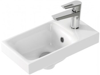 AQUANET Moduo Cersanit Раковина на тумбу ширина 40 см, цвет белый AQUANET-S-UM-MOD40/1 - фото 286310