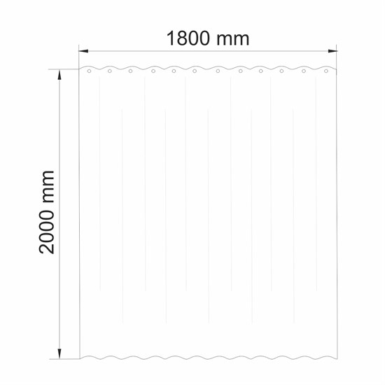 WASSERKRAFT Lossa SC-81100 Шторка, цвет мультицвет WASSERKRAFT 81104 - фото 287029