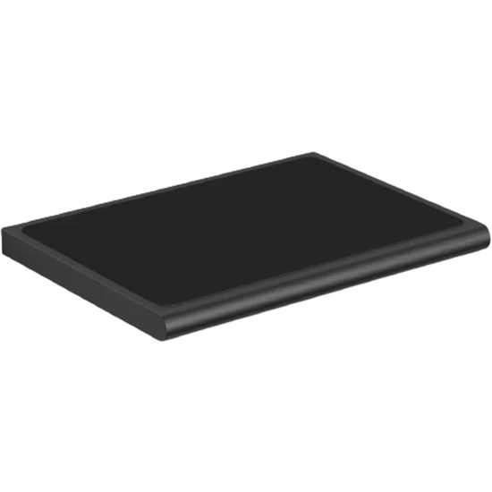 LANGBERGER Black Edition Полка хром резина anti-slip для крепления с б/д или отд. исп-я (38051F-BP), черный матовый BLACKEDITION38051F-BP - фото 290726