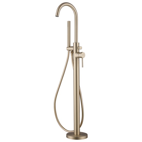 ABBER Wasser Kreis Смеситель AF8115GN напольный для ванны, золото матовое AF8115GN