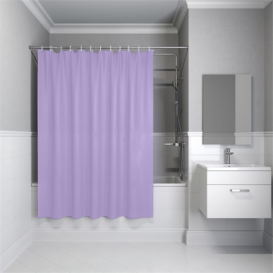 IDDIS Штора для ванной 200x180 см светло-фиолетовый PE (P08PE18i11) ,цвет фиолетовый P08PE18i11 - фото 294805