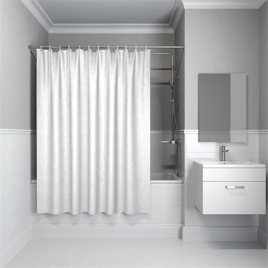 IDDIS Штора для ванной Base 200x240 см, Полиэстер (BD05P24i11) ,цвет белый BD05P24i11 - фото 294911