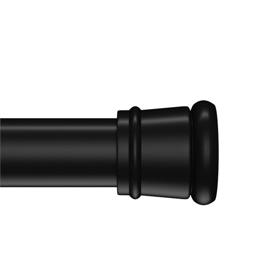 IDDIS Карниз для ванной комнаты Elegante 110-200 см, черный матовый (SRB0120i14) ,цвет черный SRB0120i14 - фото 294934