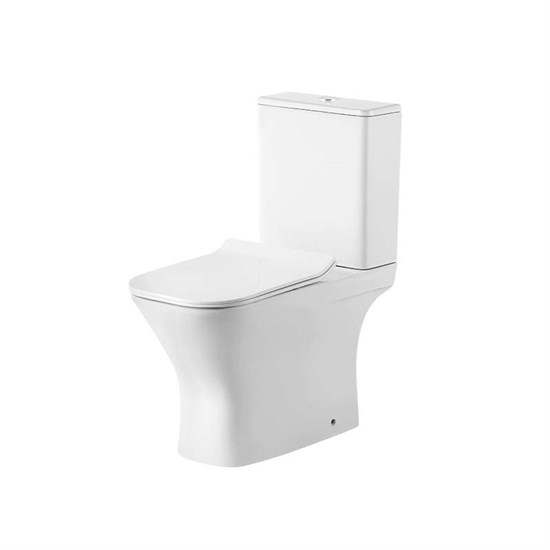 GROSSMAN Унитаз напольный Classic GR-4464S (640х340х790) безободковый,белый с тонкой крышкой,микролифт,2 места GR-4464SQ - фото 297529