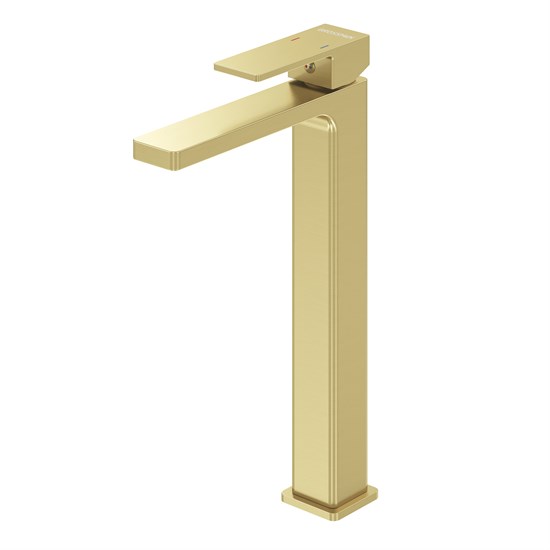 GROSSMAN Смеситель для раковины высокий Style 520.K35.05.320 золото сатиновый 520.K35.05.320 - фото 297766