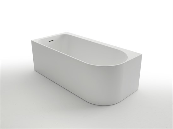 AZARIO Ванна акриловая LUTON 1700x800x580 пристенная, в комплекте с сифоном и металлической рамой, левая, белая (LUT17080 L) LUT17080 L - фото 297863