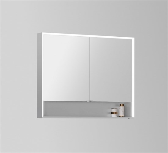ESBANO Зеркальный шкафчик с подсветкой размер: 900x800X130 ESMS5509 - фото 298764