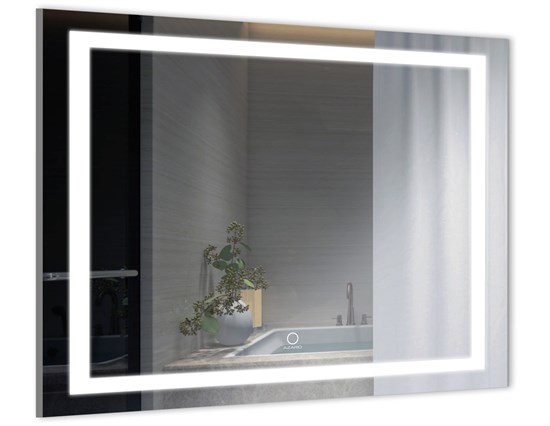AZARIO Зеркало Alysa 800х600 с подсветкой, сенсорный выключатель с функцией диммера (AZ-Z-046-1CS) AZ-Z-046-1CS - фото 298836
