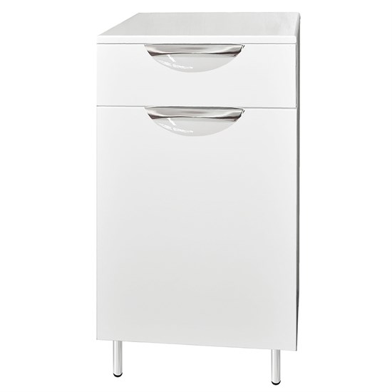AZARIO Тумба Loranto Стиль 40 напольная левосторонняя, 400х867х330 (CS00036172), цвет белый CS00036172 - фото 298982