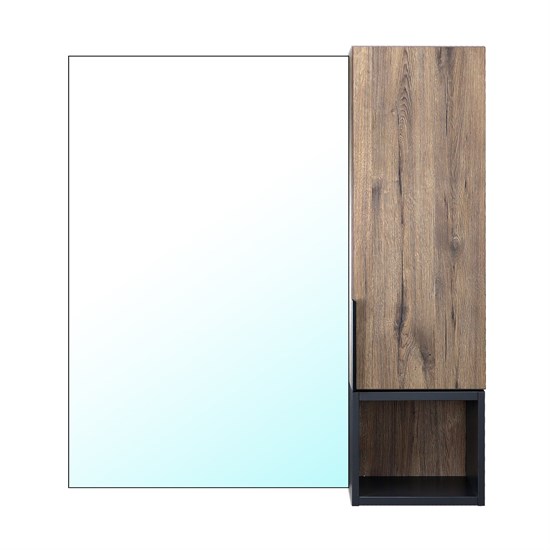AZARIO Зеркало-шкаф Gris 75 730х160х800 цвет Дуб Веллингтон (CS00080419), цвет Дуб веллингтон CS00080419 - фото 300813