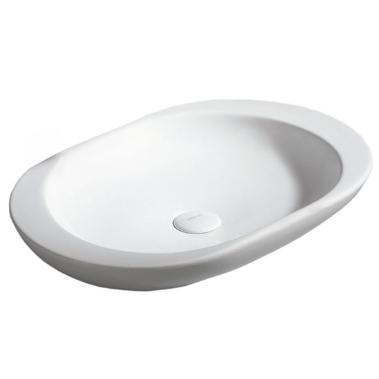 AZARIO Раковина 59х40х10, накладная, белая (AZ-4542) AZ-4542