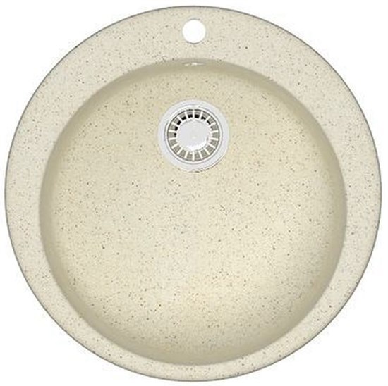 AZARIO Кухонная мойка Vital 507x507x200 искусственный мрамор, цвет Бежевый (CS00078344) CS00078344 - фото 301925