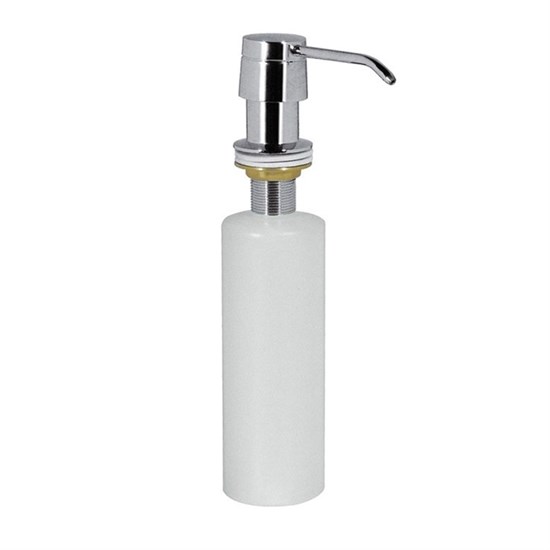 AZARIO Дозатор для жидких моющих средств врезной, 250ml, латунь, емкость - пластик, хром (AZ-114-Pl) AZ-114-Pl - фото 305680