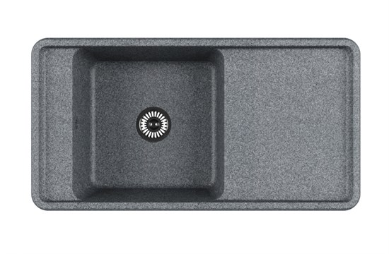 AQUATON Мойка для кухни Беллис 97, цвет серый (1A725132BS230) 1A725132BS230